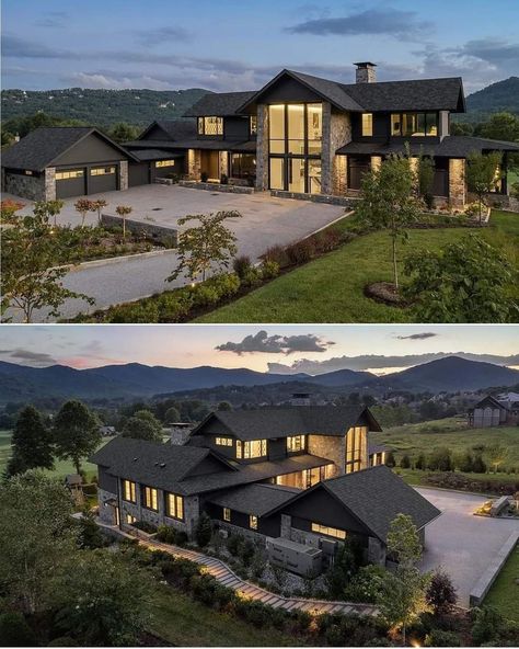 Dark Modern Farmhouse Exterior, All Black House Exterior, Defeated Quotes, Barn House Design, Feeling Defeated, Barn Style House Plans, Dream Life House, Suburban House, Architecture Model House