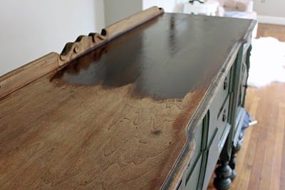 Remodelaholic | How to Refinish an Old Buffet, Furniture Re-do! Diy Buffet, Buffet Furniture, Stripping Furniture, Stripping Paint, Please Forgive Me, Furniture Rehab, Creative Furniture, Refurbished Furniture, Furniture Restoration