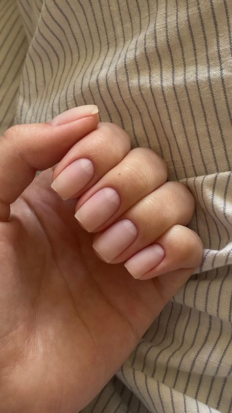 Clean Nails Look Natural, Healthy Natural Nails, Master Vision, Long Natural Nails, Milky Nails, Tropical Nails, Asian Nails, Edgy Nails, Casual Nails