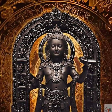 Ram Lala Statue (Ram Lalla Murti Photo): 22 january pran partista in ayodhay mandir Shree Ram Images, Ayodhya Ram, Engagement Invitation Cards, Rama Image, Ram Image, Lord Rama Images, Jay Shree Ram, Picsart Tutorial, Tech Career