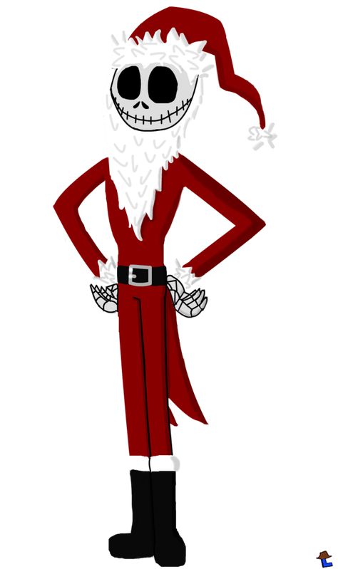 Jack Skellington Santa ~ The Nightmare Before Xmas by Laukku2000.deviantart.com on @DeviantArt Jack Skellington Drawing, Santa Claus Drawing, Jack Skellington Santa, Imprimibles Halloween, Nightmare Before Christmas Tattoo, Nightmare Before Christmas Decorations, Jack Skeleton, Sally Nightmare Before Christmas, Creepy Christmas