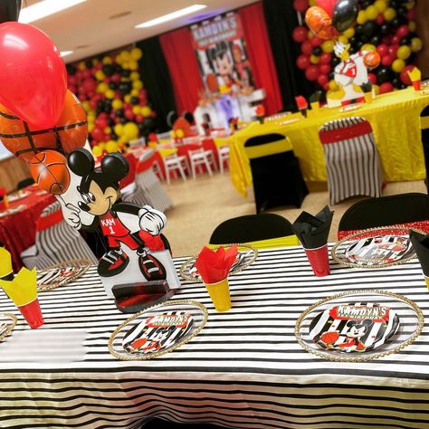 Mickey Mouse Racing Birthday, Mickey Basketball Party, Mickey Sports Birthday, Mickey Mouse Carnival Birthday Party, Mickey Mouse Sports Birthday Party Ideas, Mickey Mouse Basketball Party, Basketball Mickey Mouse Birthday, Mickey Mouse Roadster Racers Birthday, Mickey Mouse Basketball