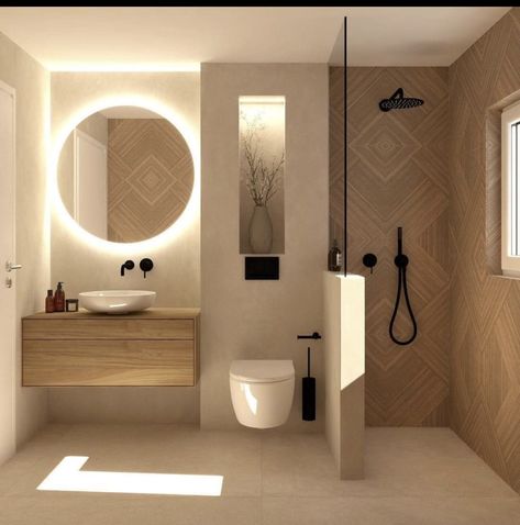 Cosy Bathroom Ideas, Bathroom Design Boho, Couple Apartment, Cosy Bathroom, Bathroom Japandi, Fun Bathroom Decor, Bathroom Design Styles, Bathroom Interior Design Modern, Small Bathroom Interior