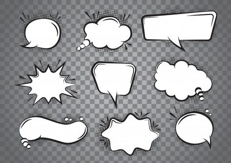 Cloud Cartoon, Bubble Cartoon, Chip Art, Speech Balloon, Comic Text, Bubble Pack, Doodle Frame, Superhero Kids, Illustration Story