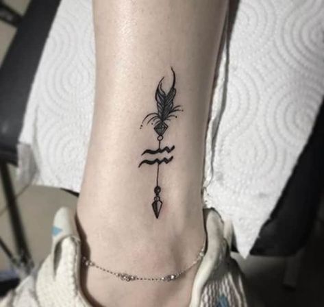 Family Tattoo Idea, Cute Zodiac Signs, Signs Tattoo, Leo Tattoo Designs, Cute Zodiac, Sagittarius Tattoo, Astrology Tattoo, Horoscope Tattoos, Aquarius Tattoo