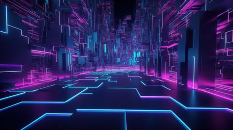 Cyberpunk Technology, Vtuber Inspiration, Cyberpunk Background, Perspective Background, Abstract Perspective, Cyberpunk Design, Photography Movies, Cyberpunk Aesthetic, Plains Background