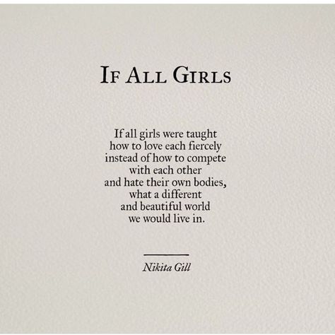 If all the girls Feminist Quotes, A Poem, Poetry Quotes, Inspirational Quotes Motivation, Pretty Words, Beautiful Quotes, The Words, Mantra, Cool Words