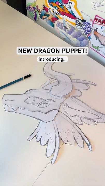 Paper Dragons Puppet Ideas Free To Use, Scary Dragon Puppet, Dragon Puppet Ideas 2 Sides, How To Make A Paper Dragon, Dragon Puppet Tutorial, Dragon Puppet Eyes, Free Dragon Puppet Ideas, Dragon Puppet Design, Dragon Puppet Base