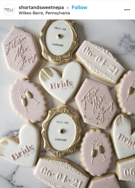 Bachelor Cookies, Hen Party Cookies Decorated, Petals And Prosecco Cookies, Team Bride Cookies, Hen Do Cookies, Hen Party Cookies, Pink Bridal Shower Cookies, Hens Party Cookies, Hens Cookies