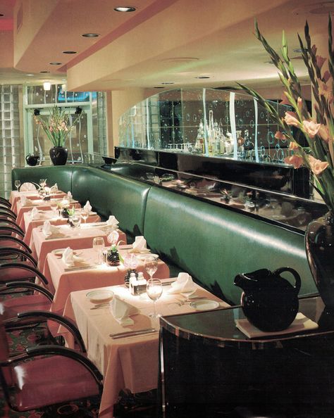 '80s Restaurant Food Trends... | Mirror80 80s Restaurant Design, 1980s Restaurant Interior, 90s Restaurant Design, 1980s Restaurant, 80s Dinner Party, 80s Restaurants, 60s Restaurant, 90s Restaurant, 80s Funk