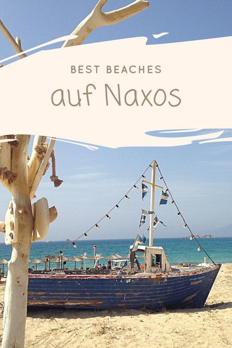 Die 3 schönsten Strände auf Naxos auf den Kykladen! Group Holiday, Naxos Greece, Greek Travel, Greece Vacation, Travel Outfit Summer, Greece Islands, Travel Spots, Island Hopping, Travel Companies