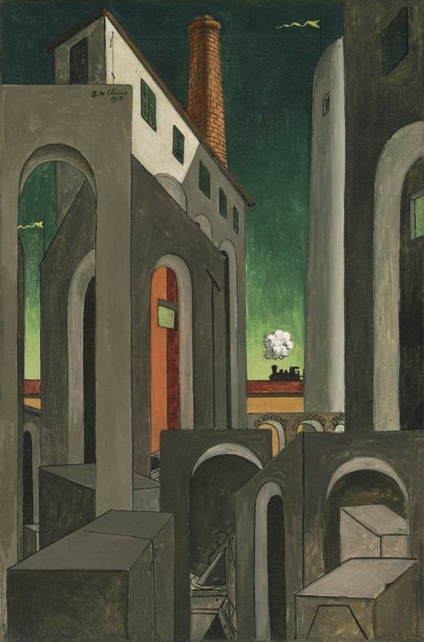 Giorgio De Chirico, Metaphysical Art, Arte Inspo, Greek Myths, Italian Art, Italian Artist, Fantastic Art, Art Movement, Surreal Art