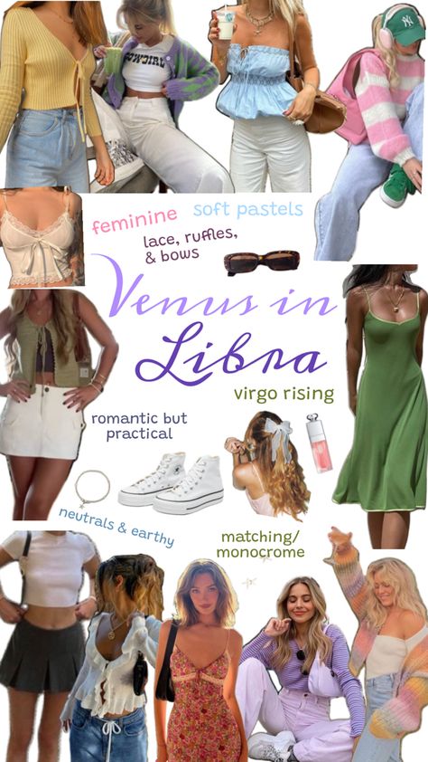 Libra in venus with Virgo rising outfit zodiac dressing for your zodiac sign Virgo Rising Style, Virgo Outfits, Venus In Virgo, Venus In Libra, Virgo Rising, Libra Virgo, Venus Fashion, Boujee Outfits, Inspo Outfit