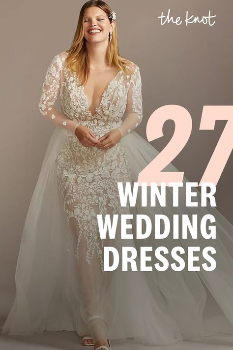 Cheap Winter Wedding Dresses, Winter Wedding Colors Dress, Christmas Bride Dress, Fall 2023 Wedding Dress, Wedding Dress For December, Unique Winter Wedding Dresses, Best Winter Wedding Dresses, Wedding Dress For Christmas Wedding, Wedding Dress For Winter Season