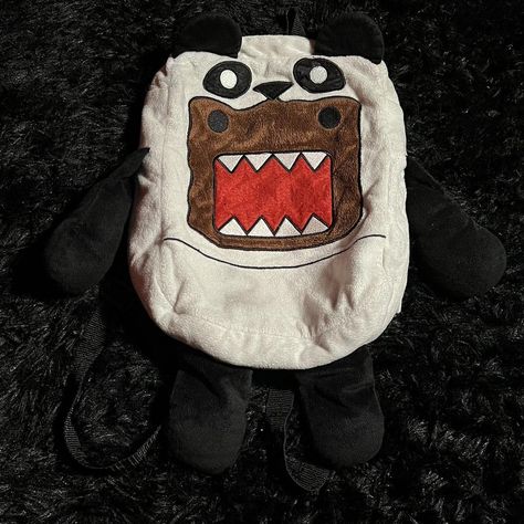 ON HOLD FOR BEEABBY DONT BUY domo kun backpack... - Depop Domo Wallet, Domo Kun Keychain, Domo Shirt Y2k, Domo Kun Backpack, Domo Accessories, Domo Kun, Hold On, Backpacks