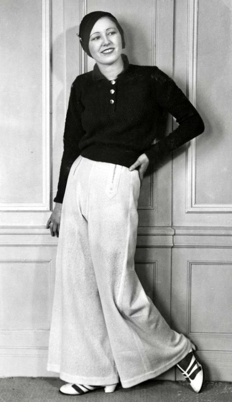 Beach Pyjamas, 1930 Style, Beach Pajamas, Sailing Fashion, Vintage Fashion 1930s, 1930s Dress, 30s Fashion, Jazz Age, Vintage Things