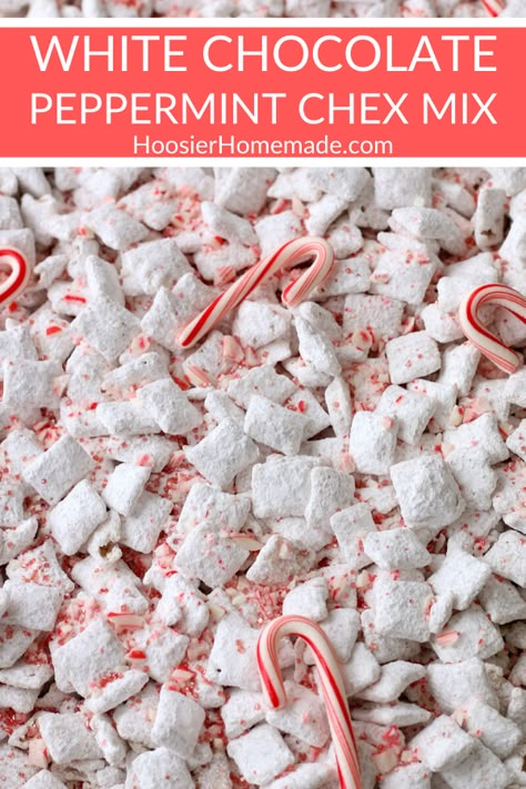 Original Puppy Chow Recipe, Peppermint Puppy Chow, Puppy Chow Snack Mix Recipe, Chex Mix Ingredients, Chex Mix Recipes Original, Chex Recipes, Puppy Chow Chex Mix Recipe, Puppy Chow Recipe, Chex Mix Christmas