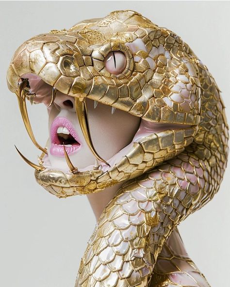 Snake Face Mask, Snake Hat, Snake Headpiece, Snake Costume, Scary Snakes, Head Mask, Photoshoot Props, Body Adornment, 3d Modelle