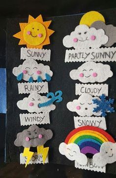 Weather Crafts, Diy Classroom Decorations, School Board Decoration, Preschool Classroom Decor, Quilled Creations, Earth Day Activities, Preschool Arts And Crafts, Preschool Art Activities, Hand Crafts For Kids