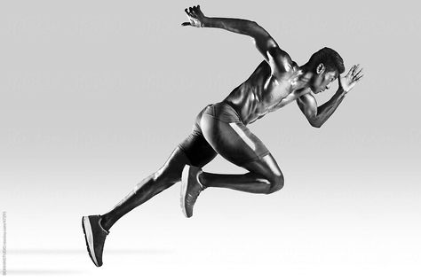 Sprint Exercise, Gatorade Zero, Adam Goodes, Running Pose, Photo Course, Muscular Man, Sports Aesthetic, Sports Graphic Design, Black Person