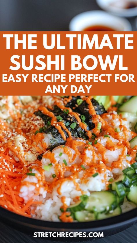 Make your own sushi bowl with the best rice varieties like sushi rice or Japanese short-grain brown rice. Try our California rolls sushi bowl recipe for an easy and delicious meal. Save this now and check out the blog for the full guide! Philadelphia Sushi Roll Bowl, California Rolls Sushi, Sushi Burrito Recipe, California Roll Bowl, Rice For Sushi, Sushi Rice Bowl, Best Rice Recipe, Sushi Rice Recipes, Sushi Bowl Recipe