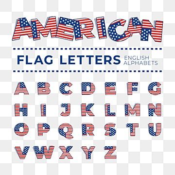 American Font, Flag Typography, Independence Day Greetings, Letter Fonts, Font Guide, Different Font Styles, Create Quotes, American Holiday, Font Packs