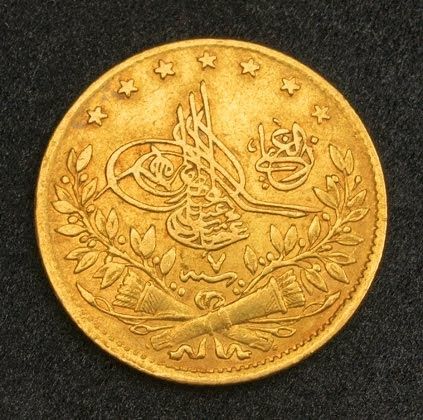 Turkish Gold Coins - Ottoman Empire 50 Kurush Gold Coin 1881, Sultan Abdul Hamid II. Gold coins of the World - Information about gold coins for investment and for collectors with pictures & descriptions. Sultan Abdul Hamid Ii, Sultan Abdul Hamid, Silver Coins Worth, Abdul Hamid, Gold Bullion Bars, Golden Coin, Money Collection, Gold Money, Gold And Silver Coins