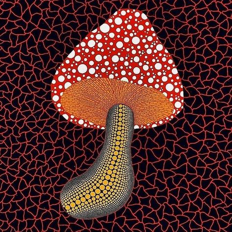 Yayoi Kasuma, Kusama Yayoi, Kusama Art, Art Mushroom, Arte Alien, Have Inspiration, Tableau Art, Yayoi Kusama, Art Installation