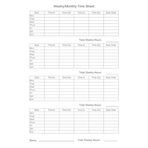 Time Sheet Printable, Office Supplies Checklist, Saving Budget, Time Management Worksheet, Cleaning Contracts, Timesheet Template, Time Sheet, Budget Spreadsheet Template, Printable Forms