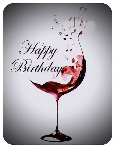 Happy Birthday Wine Images, Wine Glass Drawing, Happy Birthday Wine, Modern Birthday Cakes, Wine Images, Modern Birthday, Birthday Stuff, Birthday Wine, Wine Design