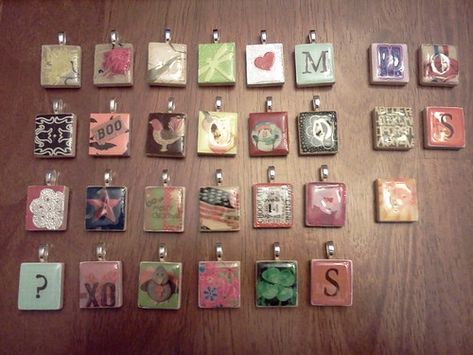 Scrabble tile crafts