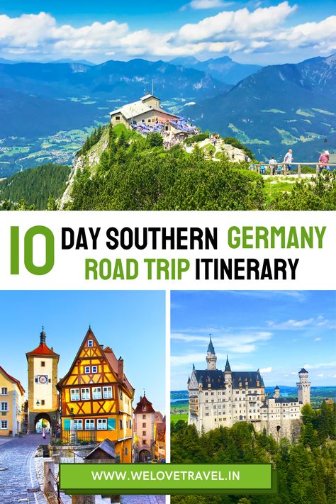 📌 Pin this post to read it later! Are you dreaming of a beautiful road trip through the German Alps? Look no further! Our perfect 10 day Germany road trip itinerary has you covered, taking you through all the sights Bavaria has to offer, from Rothenburg and Munch, to Neushcwanstein Castle and beautiful Berchtesgaden. #germanyroadtrip #discoverbavaria #exploregermany #traveltips #roadtripitinerary [ Travel Guide | Germany Road Trip | Bavaria Road Trip | Road Trip Itinerary | Travel Tips ] German Road Trip, Germany 10 Day Itinerary, Germany Road Trip Itinerary, Bavaria Itinerary, Manheim Germany, Germany Road Trip, Bavaria Travel, German Alps, Rothenburg Germany