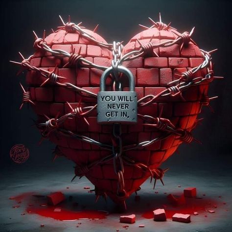 Broken Artwork, Guarded Heart, Raven Pictures, Empty Heart, Lion Illustration, Instagram Cartoon, Android Wallpaper Art, Broken Hearted, Love Animation Wallpaper