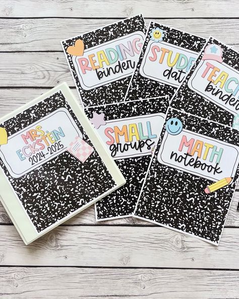 Make sure you have the cutest teacher binder at the back to school PD session. 😉 I love using binder covers to help with classroom organization! Use the covers for lesson plans, classroom forms, student data notebooks, sub binders, or even student writing journals. 📓 Comment BINDER and I’ll send you a DM with the link! 📓 #teacherorganization #classroomorganization #teacherbinder #compositionnotebook #teacherlife🍎 #backtoschool #teachertiptuesday Lesson Plan Binder Organization, Teacher Wishlist, Classroom Vibes, Lesson Plan Binder, Teacher Wish List, Teacher Files, Student Data Notebooks, Data Notebooks, Teachers Room