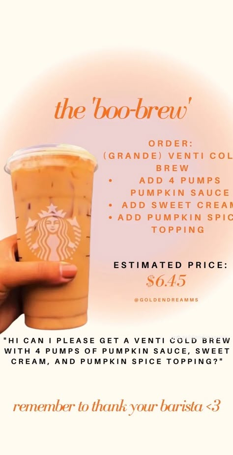 Autumn Rabbit, Starbucks Ideas, Starbucks Fall Drinks, Starbucks Secret Menu Recipes, Cold Starbucks Drinks, Moon Milk, Starbucks Orders, Starbucks Order, Starbucks Drinks Diy