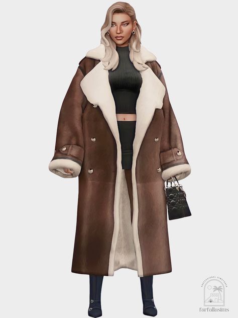 Ts4 Jacket Cc, Trench Coat Sims 4 Cc, Sims 4 Outerwear, Sims4 Cc Jacket, Italy Old Money Aesthetic, Sims 4 Miu Miu, Sims 4 Girly Cc, Sims 4 Jacket, Italy Old Money