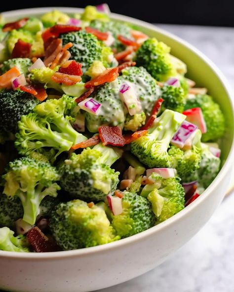 Broccoli Salad Brocoli Salad, Very Easy Recipes, Broccoli Salad Recipes, Easy Broccoli Salad, Easy Broccoli, Broccoli Salad Recipe, Easy Pasta Salad Recipe, Easy Pasta Salad, Summer Pasta Salad