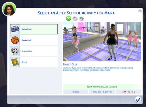 Sims 4 Activities, Club Sims 4, Basketball Cheerleading, Yearbook Club, Around The Sims 4, Debate Club, School Kids Activities, Sims 4 Tsr, Sims 4 Traits