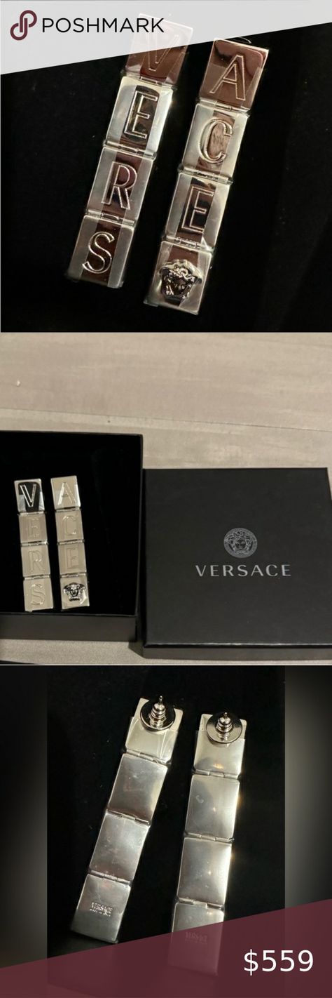 NEW! Versace X Dua Lipa Metal Earrings!
Full inclusion Versace X Dua Lipa, Versace Jewelry, Dua Lipa, Metal Earrings, Versace, Silver, Closet, Fashion Trends, Fashion Tips