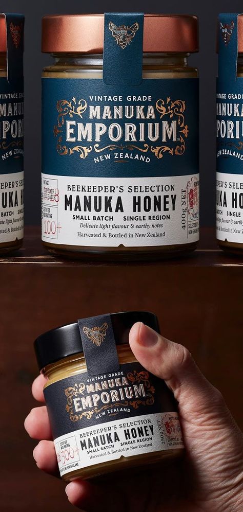 Honey Bottle Packaging, Luxury Label Design, Honey Packaging Design, Preserves Packaging, Honey Making, Honey Label Design, Honey Store, Fast Moving Consumer Goods, Honey Products