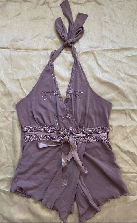 Vintage Corset Top, Purple Top Aesthetic, Purple Top Outfit Aesthetic, Fairy Y2k, Flower Print Top, 2000s Fashion Outfits, Pretty Top, Swaggy Outfits, 2000s Fashion