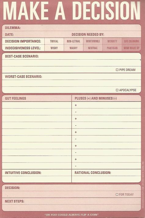 Decision Making Template, Self Improvement Template, Make A Decision Worksheet, Journal Prompts For Decision Making, Declutter Worksheet, Decision Journal, Decision Making Worksheet, Organization Worksheets, Worksheet For Adults