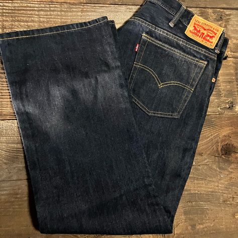 Mens Levi’s Blue 517 Zipper Fly Pants Prewash Size 36x30 Jeans/Denim. New Without Tags. Smoke Free Home. Levis Jeans Aesthetic, Salvage Denim, Outfit Cowboy, Visual Archive, Demin Jacket, Guys Clothing Styles, Book Clothes, Handmade Dress, Mens Straight Jeans