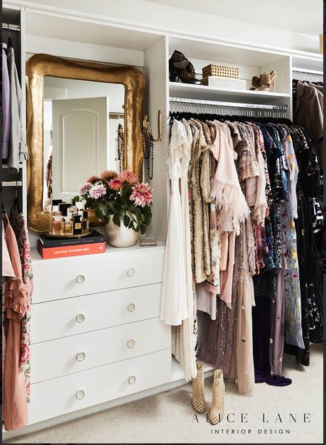 closet Bedroom Turned Closet, Vintage Dressing Rooms, Dream Dressing Room, Closet Dresser, Alice Lane, Dressing Room Decor, Dressing Room Closet, Dream Closet Design, Closet Renovation