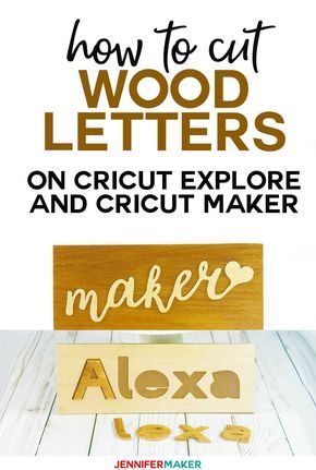 How to cut wood letters on a Cricut to make signs, name puzzles, monograms, and cake toppers! #cricutexplore #cricutmaker #wood #puzzle #caketopper #crafts #cricutmade Cricut Explore 3 For Beginners, Puzzle Cake, Cricut Wood, Metallic Cake, Jennifer Maker, Inkscape Tutorials, Idee Cricut, Cricut Air, Projets Cricut