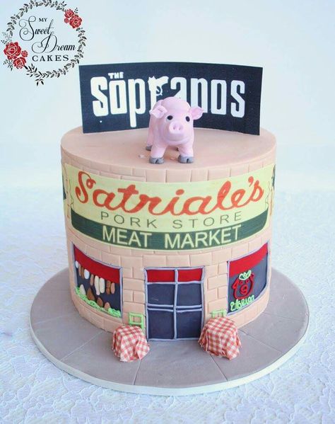 Sopranos Birthday Cake, Sopranos Themed Birthday Party, Sopranos Birthday Party, Sopranos Party, Bd Ideas, Italian Themed Parties, Lil Bro, 24th Birthday, Dream Party