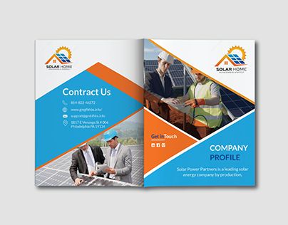 Corporate Company Profile, Company Brochure Design, Company Brochure, Solar House, Energy Companies, Company Profile, Profile Design, Solar Energy, Brochure Design