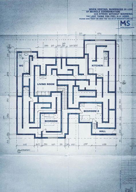 Maze Interior Design, Maze Plan Architecture, Maze Architecture, Maze House, Hangang River, Ambient Media, Floorplan Ideas, Grid Architecture, Press Ad