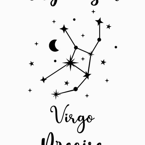 Virgo Logo, Virgo Maiden, Image Cricut, Virgo Zodiac, Spiral Notebook, Art Boards, Photographic Print, Poster Wall Art, Decorative Throw Pillows