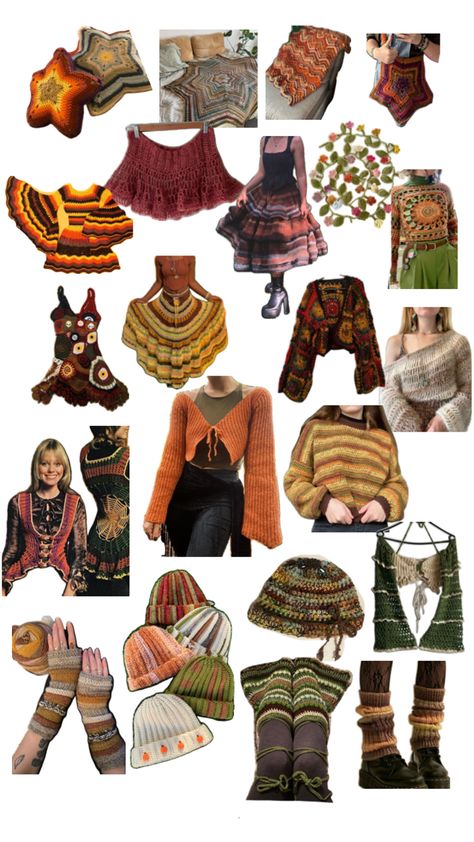 Characters Outfits Ideas, Learn Crochet Beginner, Autumn Sweaters, Cord Crochet, Aesthetic Crafts, Autumn Crochet, Witchy Clothing, Mood Clothes, Ren Fair